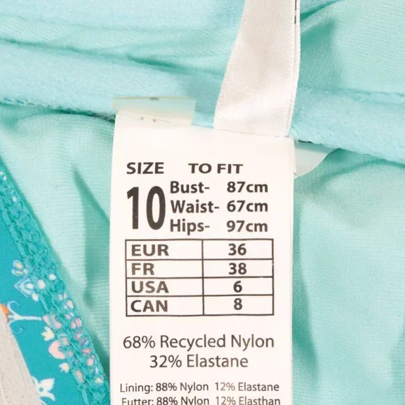 NWT Seafolly Inka Gypsy F Cup Halter Bralette Bikini Top - Picture 13 of 13